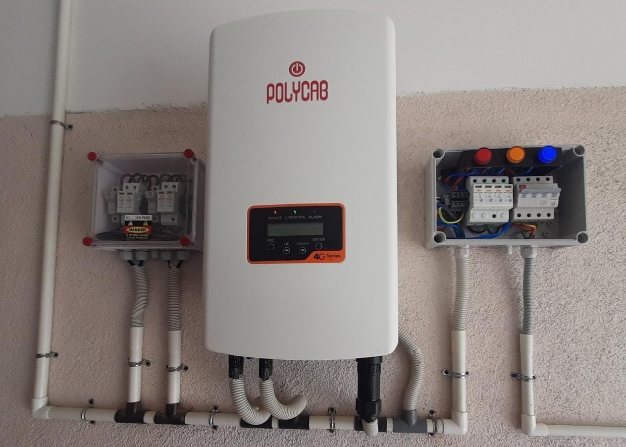 Residential solar installation in Rajkot and Hyderabad
